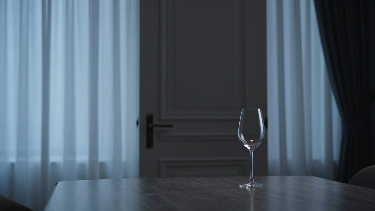 Private dining room interior suggesting discretion and safety